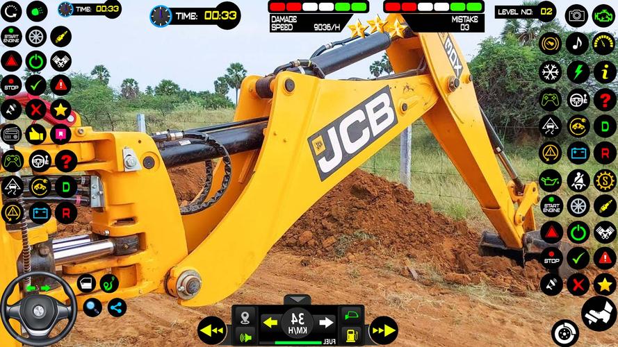 Real Snow Excavator - JCB Tangkapan skrin 2