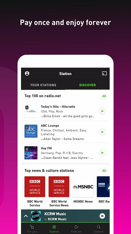 radio.net PRIME स्क्रीनशॉट 1