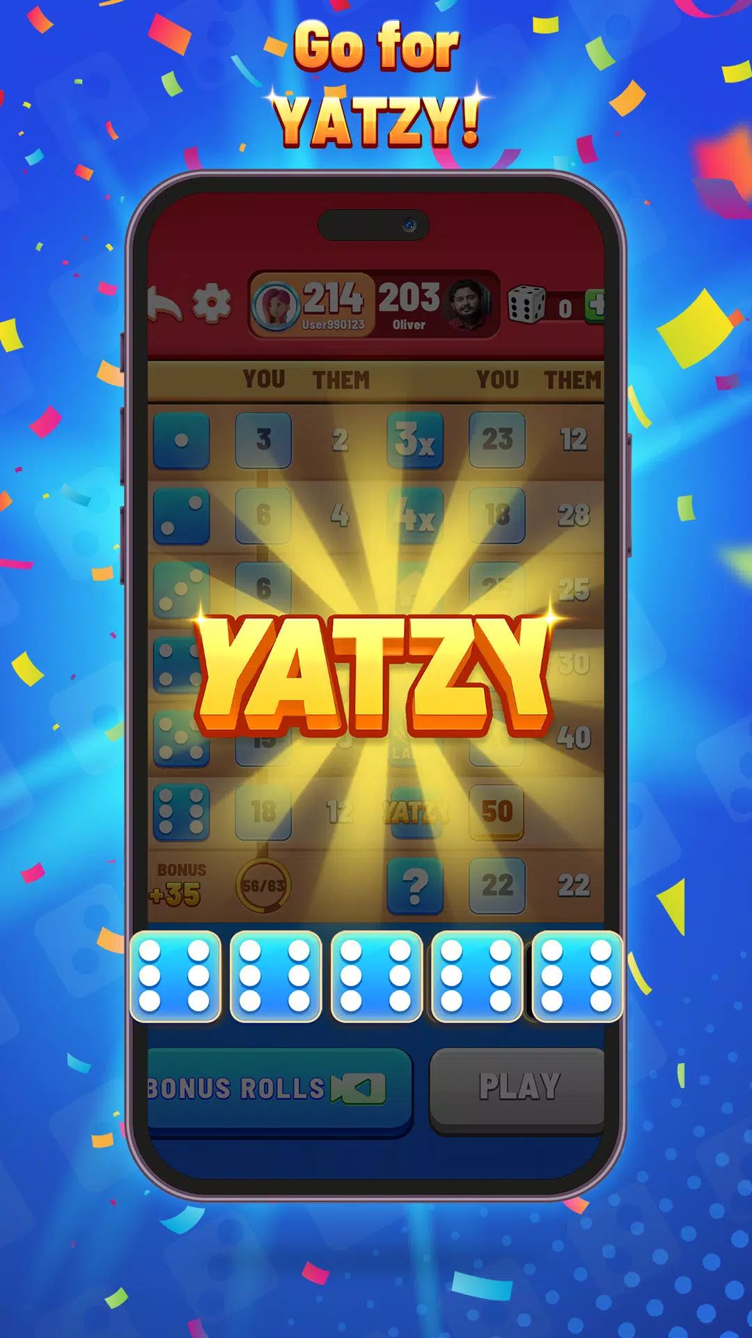 Yatzy With Friends Screenshot 3