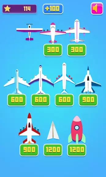 Plane Racing Game For Kids Ekran Görüntüsü 2