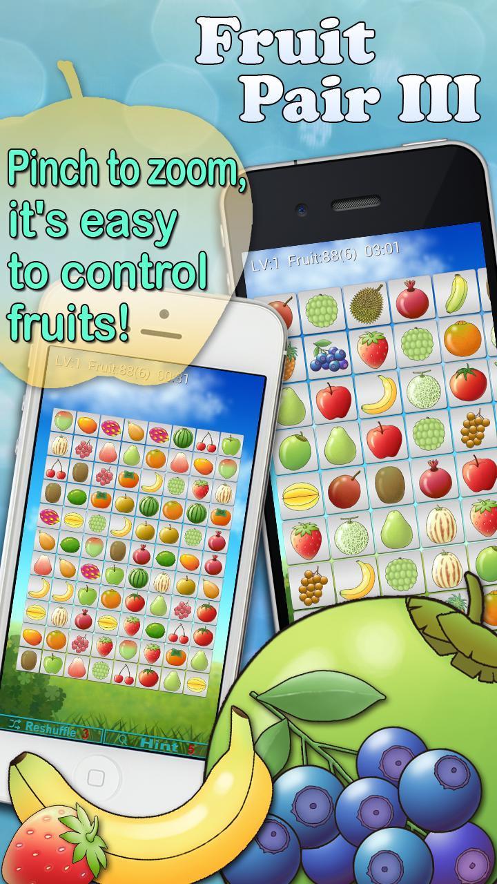 Fruit Pair 3 - Matching Game Zrzut ekranu 0