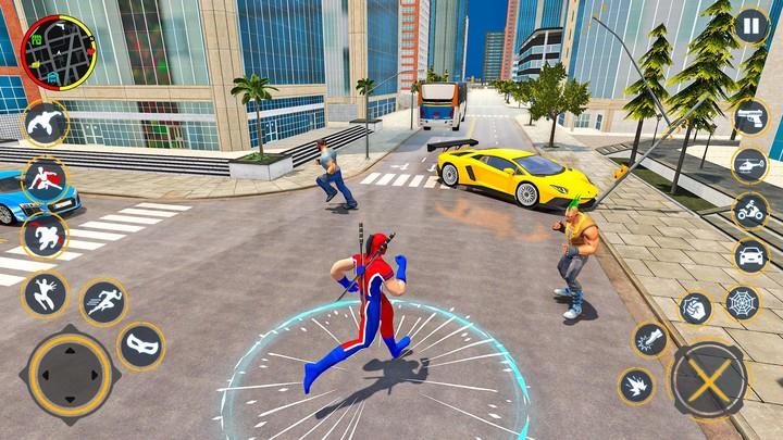 Miami Spider Rope Hero Games Tangkapan skrin 2