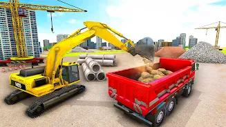 City Construction Truck Games Schermafbeelding 2