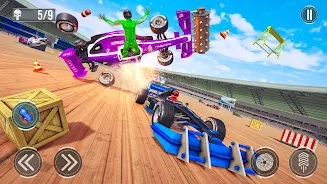 Formula Car Crash Mad Racing স্ক্রিনশট 0