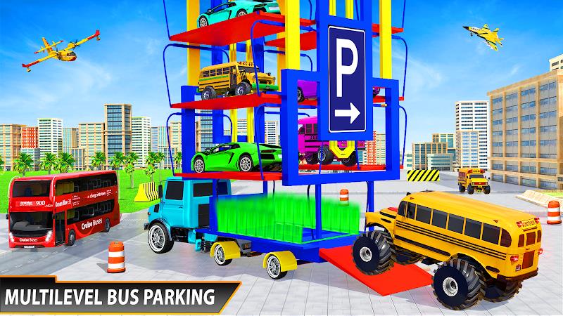 City School Bus Driving Sim 3D ภาพหน้าจอ 0