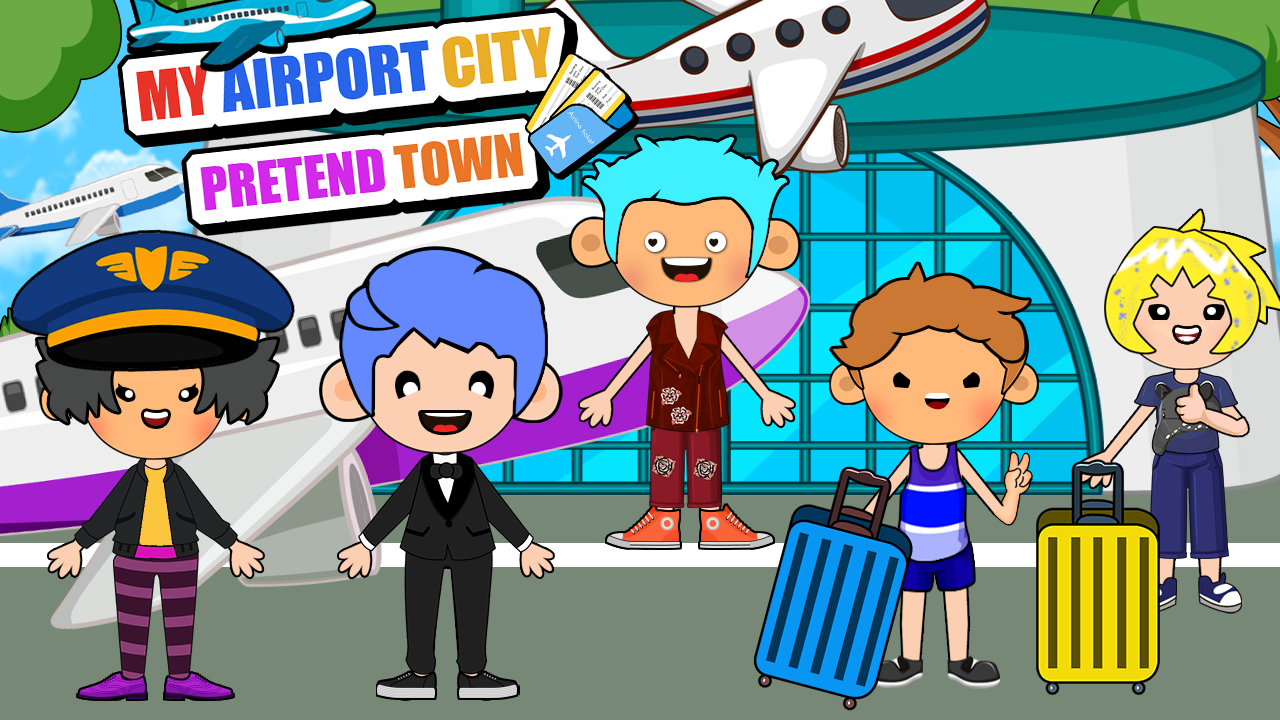 My Airport City : Pretend Town ภาพหน้าจอ 0