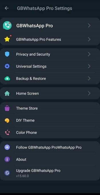 GB WhatsApp Pro v17.85 APK Screenshot