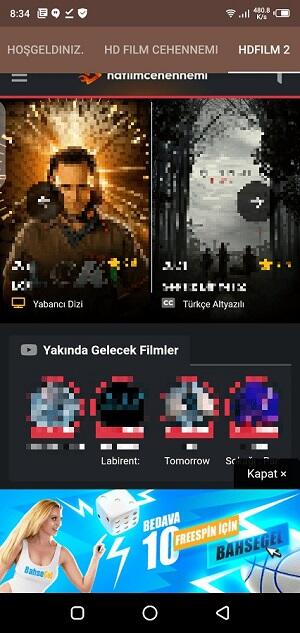 HDFilmcehennemi apk เวอร์ชันล่าสุด