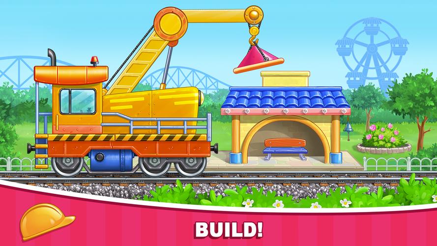 Car games Bulldozer for kids 5 スクリーンショット 3