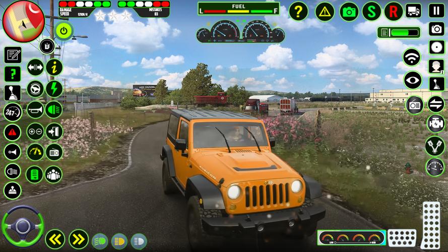 Offroad Jeep Driving Sim 3D 스크린샷 1