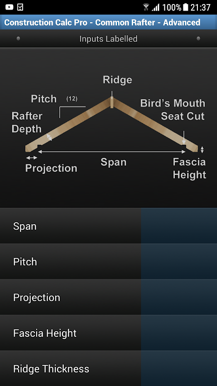 Construction Calc Pro Mod Captura de pantalla 3