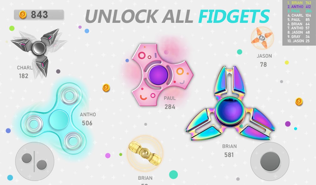 Realtime Fidget Spinner Games Mod Screenshot 3