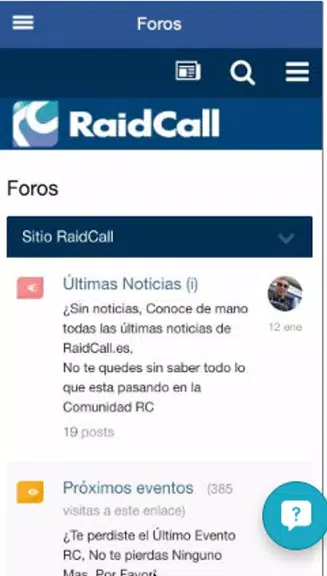 RaidCall Ảnh chụp màn hình 1