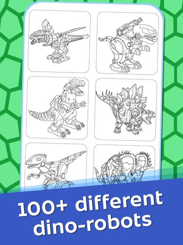Dino Robots Coloring for Boys Ảnh chụp màn hình 2