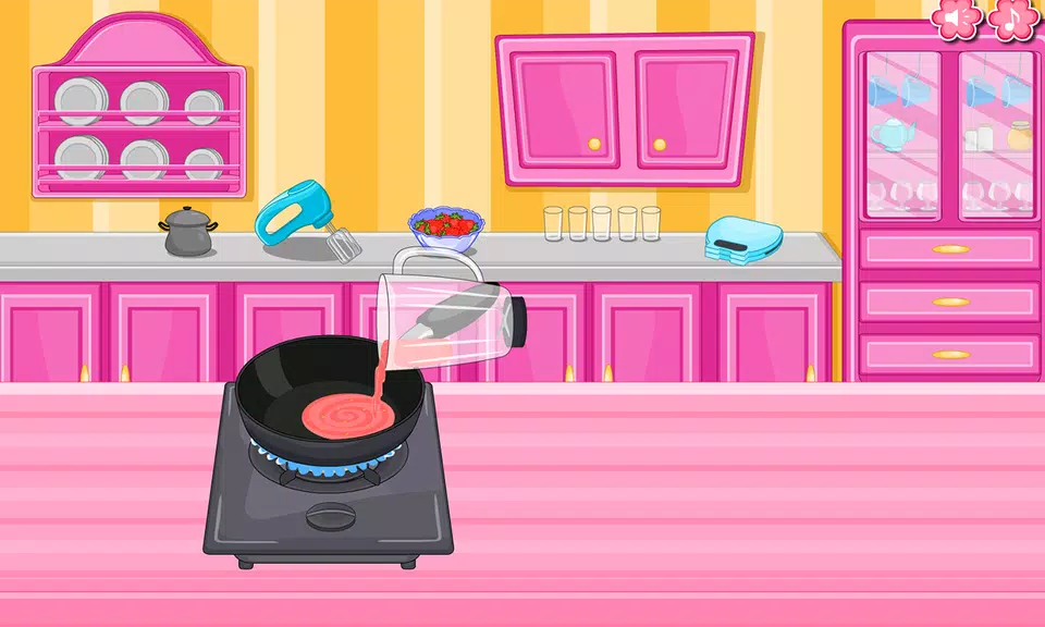 Strawberry Ice Cream Sandwich Captura de pantalla 2