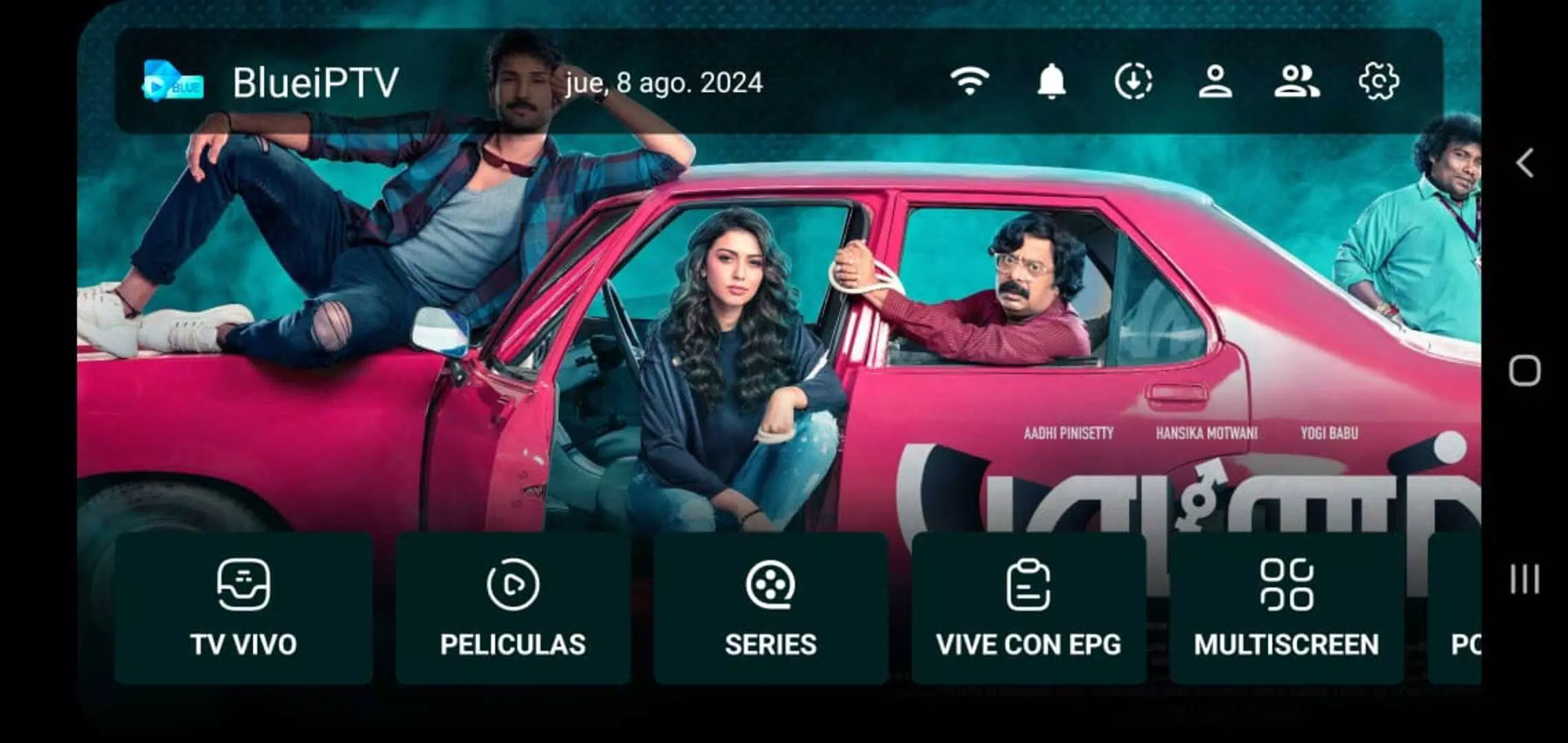 BlueiPTV Captura de pantalla 1