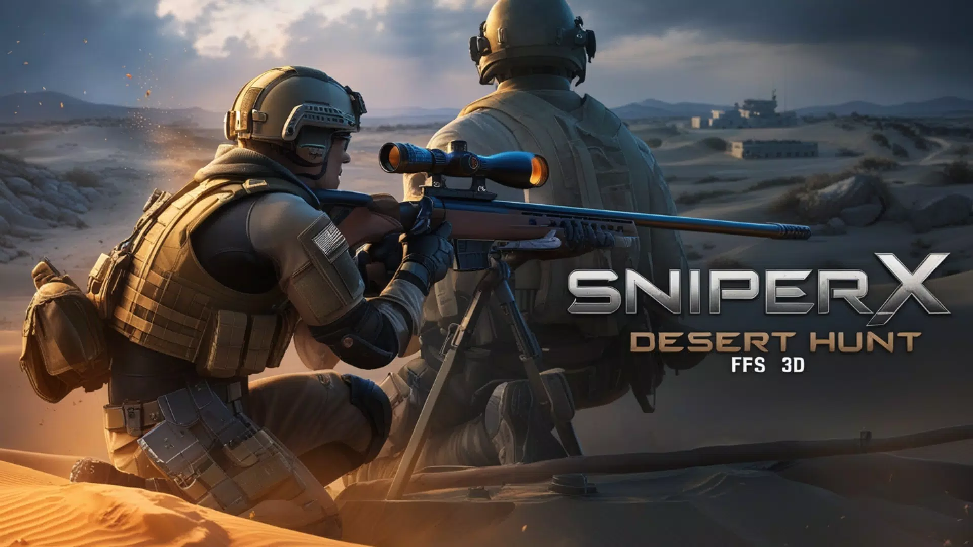 Sniper X : Desert Hunt FPS 3D应用截图第1张