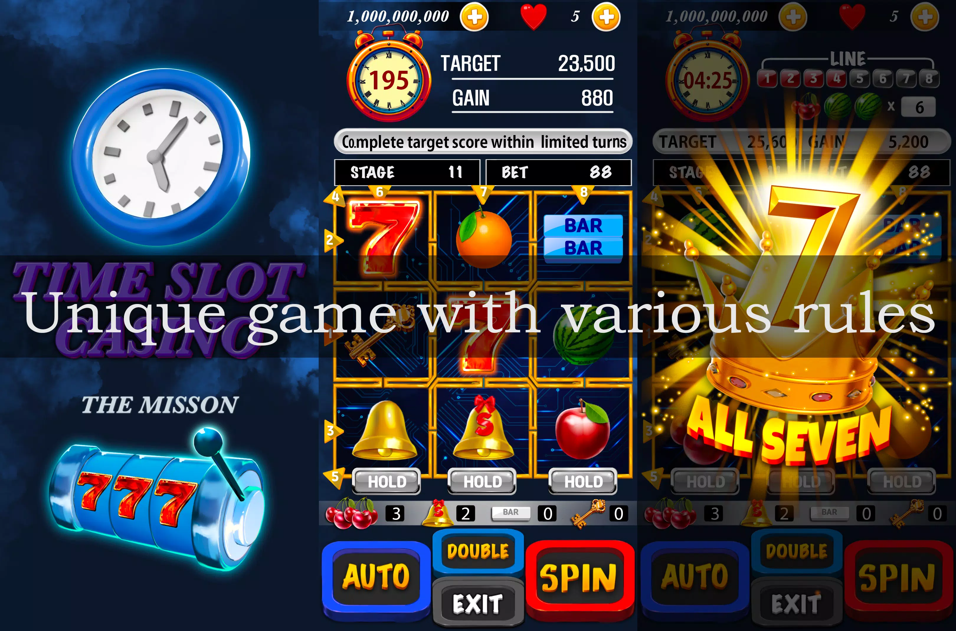 Time slot Casino : The Mission 螢幕截圖 0