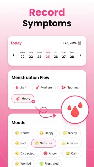 Period Tracker Ovulation Cycle Скриншот 2