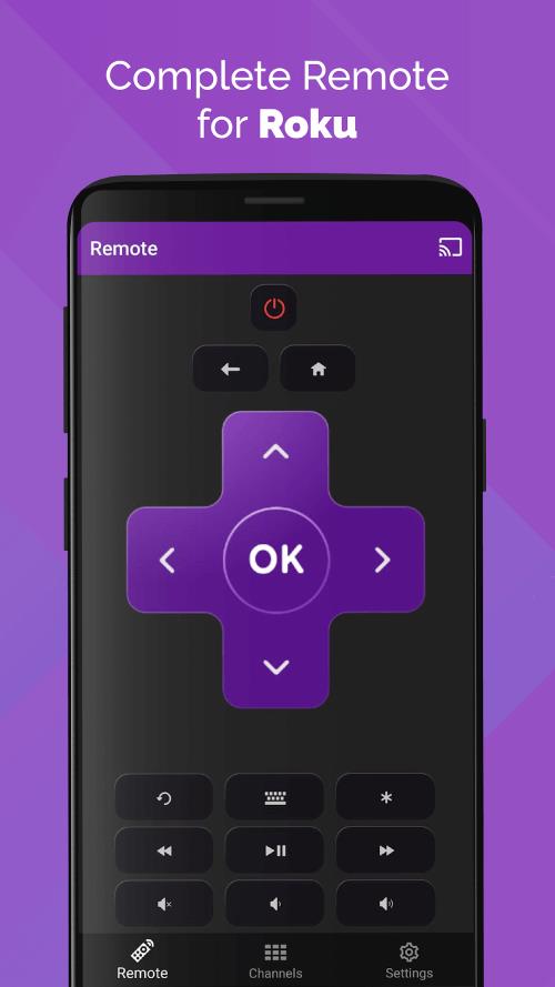 Remote Control for Roku TV Ekran Görüntüsü 0