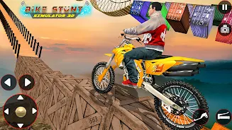 Bike Stunt 3D Simulator Games Captura de pantalla 2