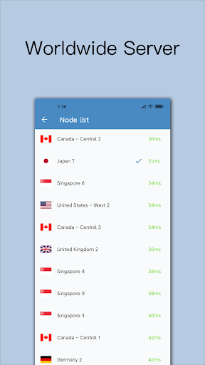 V2VPN - A Fast VPN Proxy Screenshot 2