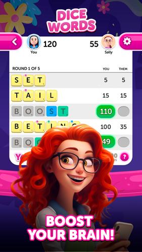 Dice Words Captura de tela 0