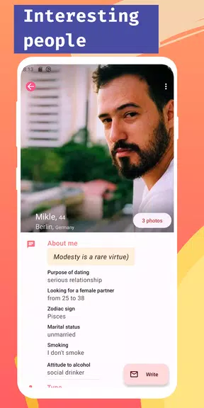 Serious dating Sitelove Ảnh chụp màn hình 3