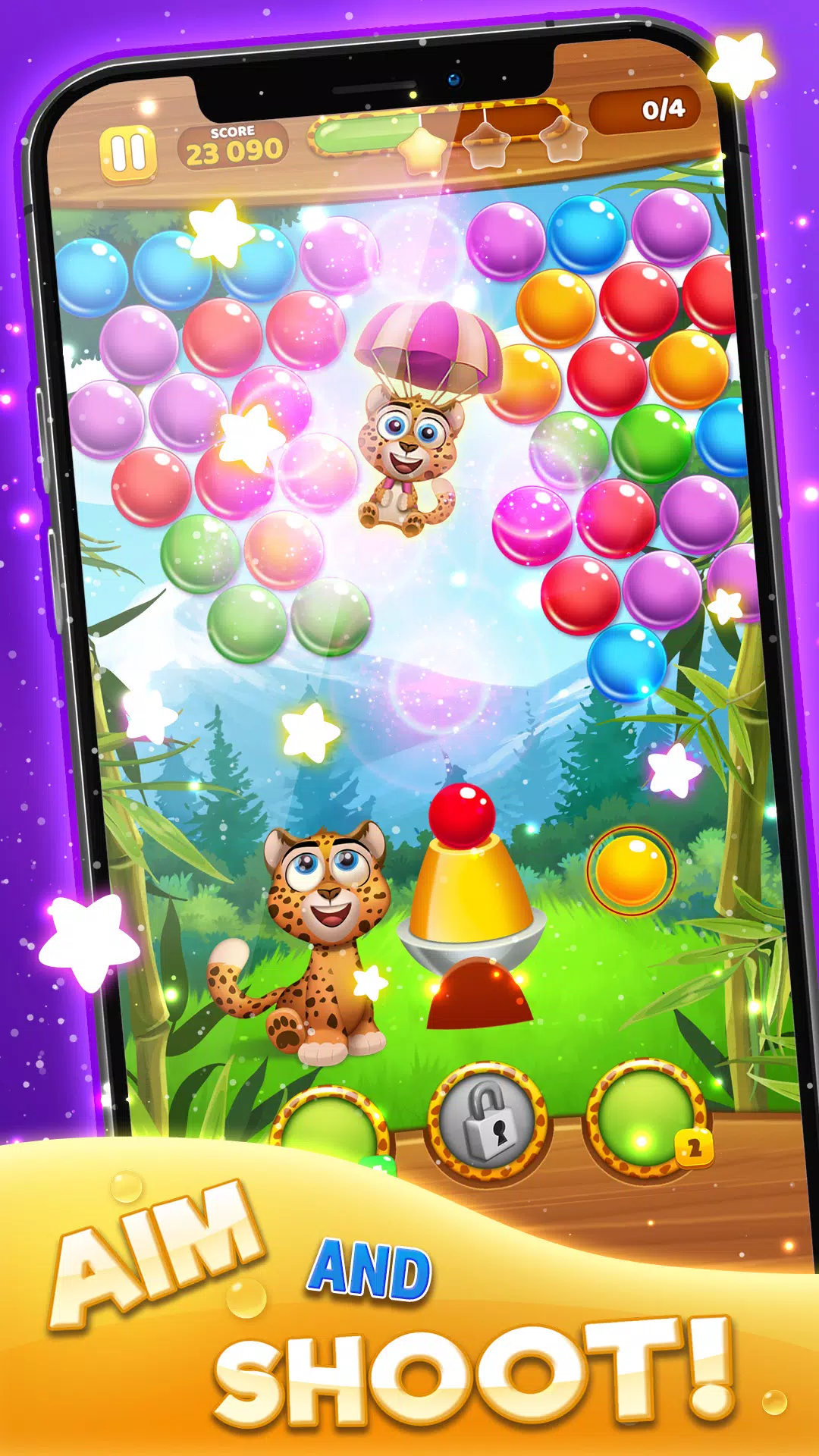 Schermata Bubble Pop: Wild Rescue 1