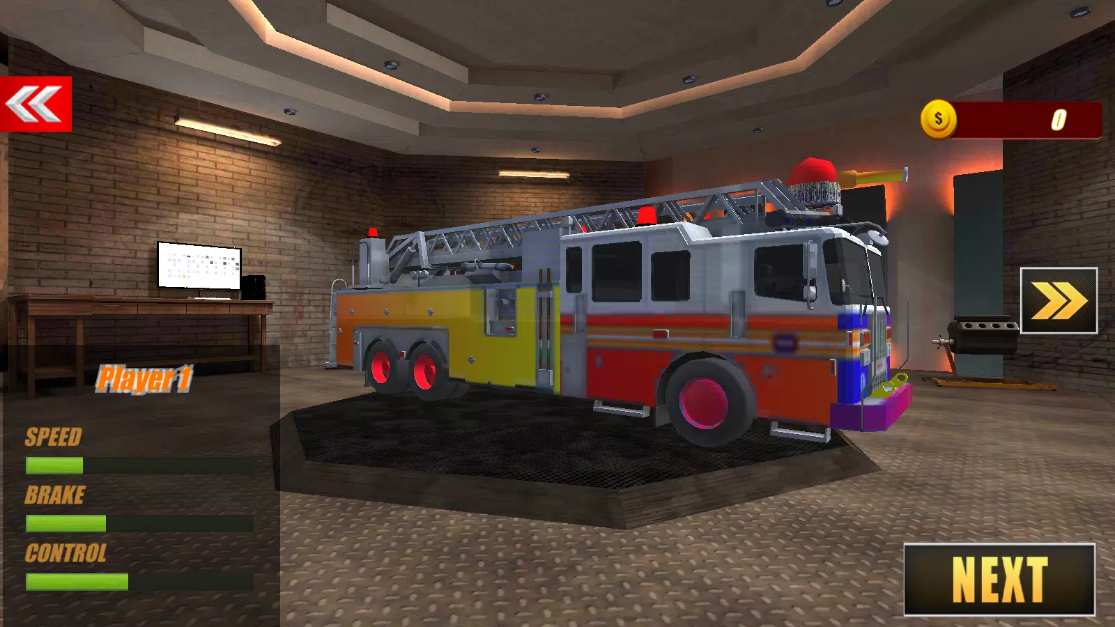 Fire Truck Simulator Rescue 螢幕截圖 0