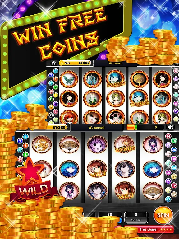 Anime Slots – Tokyo Pokies Zrzut ekranu 2