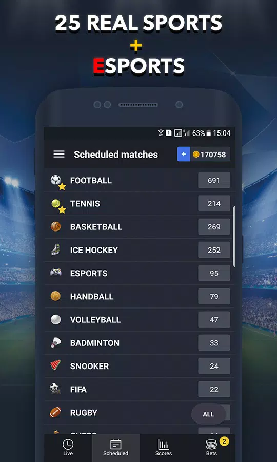 Sports Betting Game - BET UP Ekran Görüntüsü 2