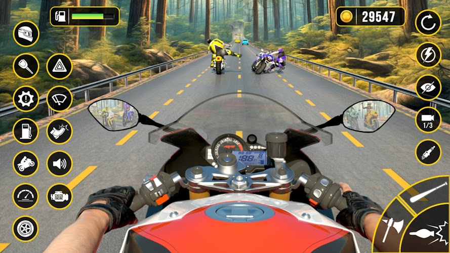 Moto Attack - Bike Racing Game Скриншот 2