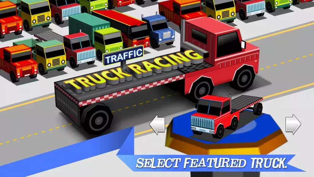 Schermata Truck Traffic Racing3D 0