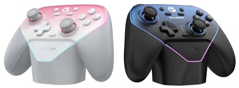 GameSir Super Nova in black and white colors side by side