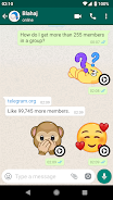 Animated Emojis WAStickerApps 螢幕截圖 2