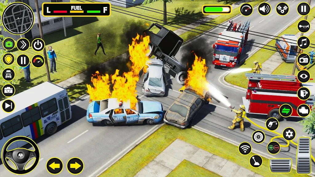 Fire Truck Firefighter Rescue 스크린샷 0