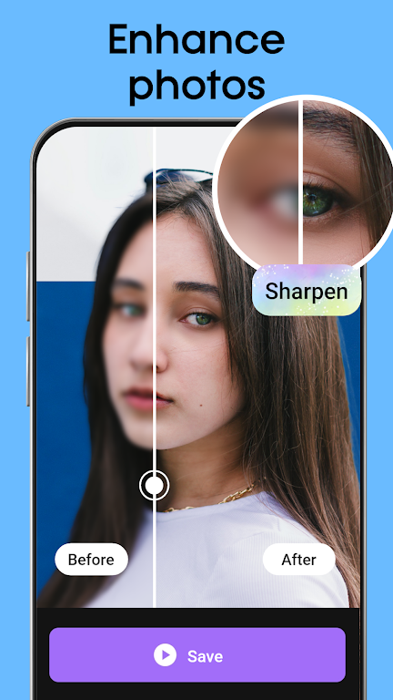 AI Photo Enhancer Editor Ekran Görüntüsü 1