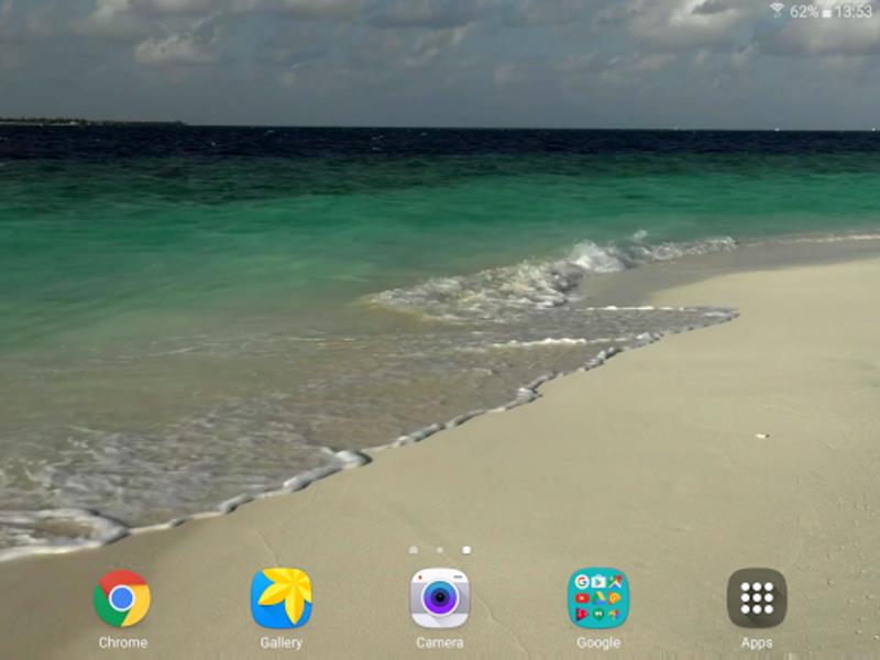 Tropical Beach Live Wallpaper Schermafbeelding 1