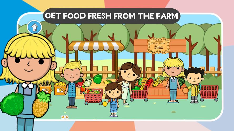 Lila's World: Grocery Store Captura de tela 0