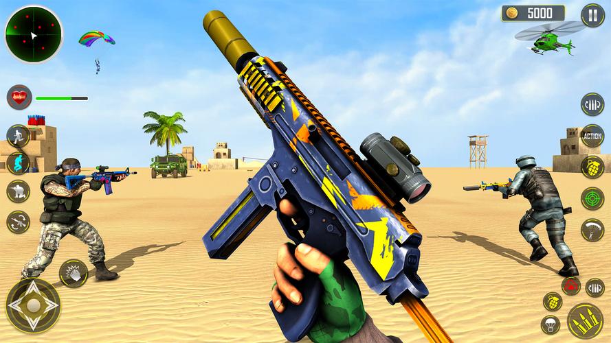 FPS Shooting game 3d gun game স্ক্রিনশট 3