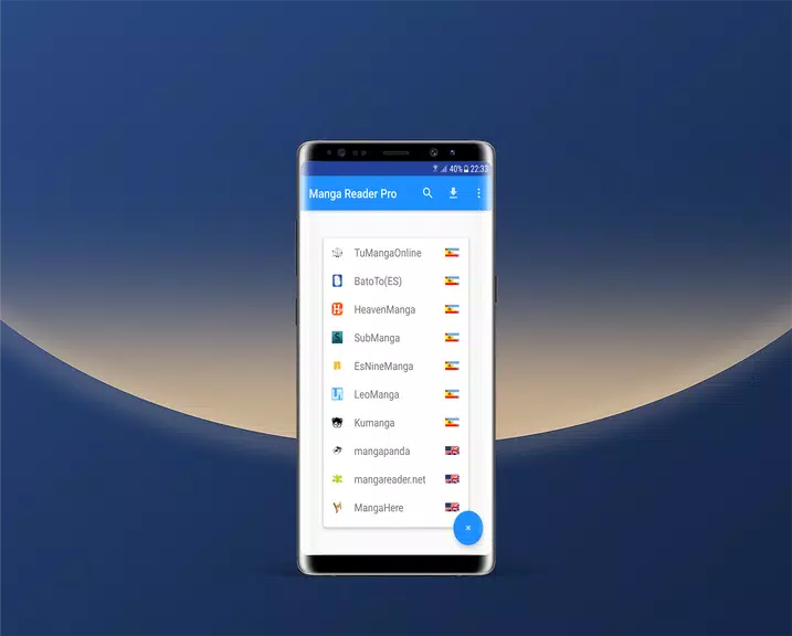 Manga Reader Pro -Free Anime Manga Captura de pantalla 1
