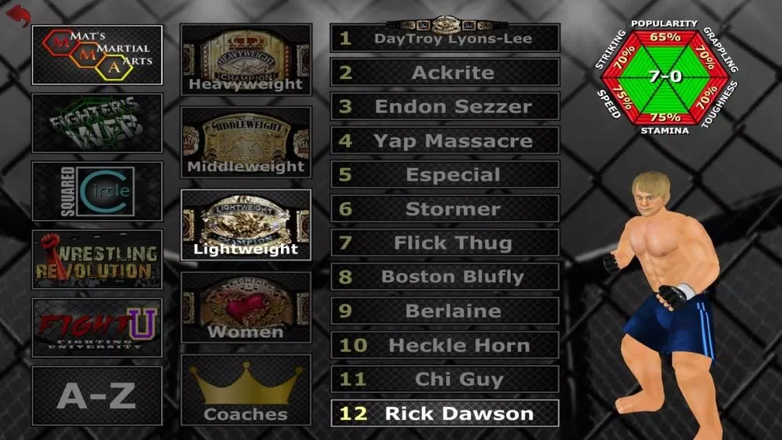 Weekend Warriors MMA Screenshot 1