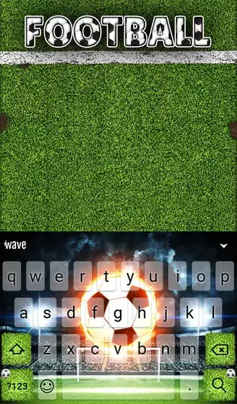 Football Keyboard & Wallpaper应用截图第1张