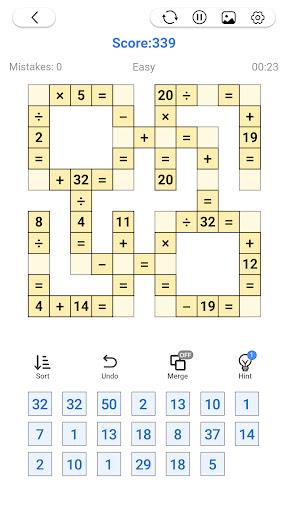 Math Number: Cross Math Puzzle Zrzut ekranu 0