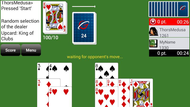 Gin Rummy GC Online 螢幕截圖 0