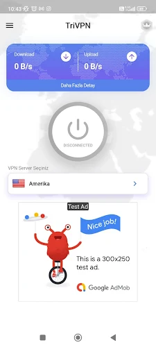 Tri VPN - Fast & Secret Ảnh chụp màn hình 1