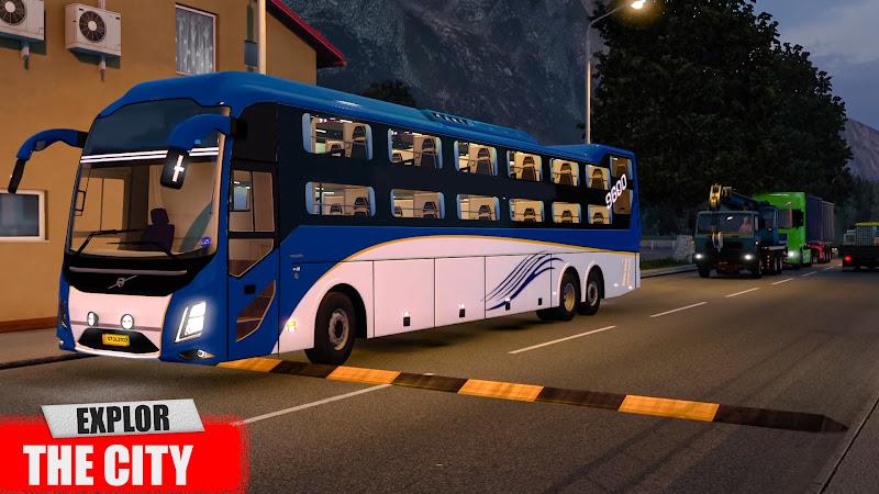 Euro Coach Bus Driving Games Captura de pantalla 0