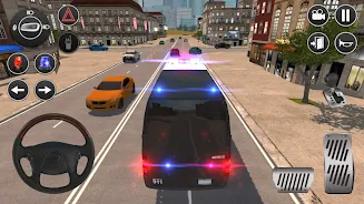 American Police Van Driving 스크린샷 0