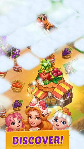美食大陆 - 合併2048,烹饪游戏,益智游戏应用截图第2张